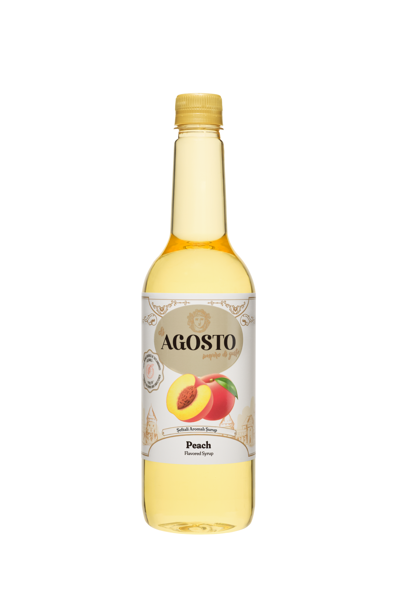 Şeftali Aromalı Şurup – 750 ml