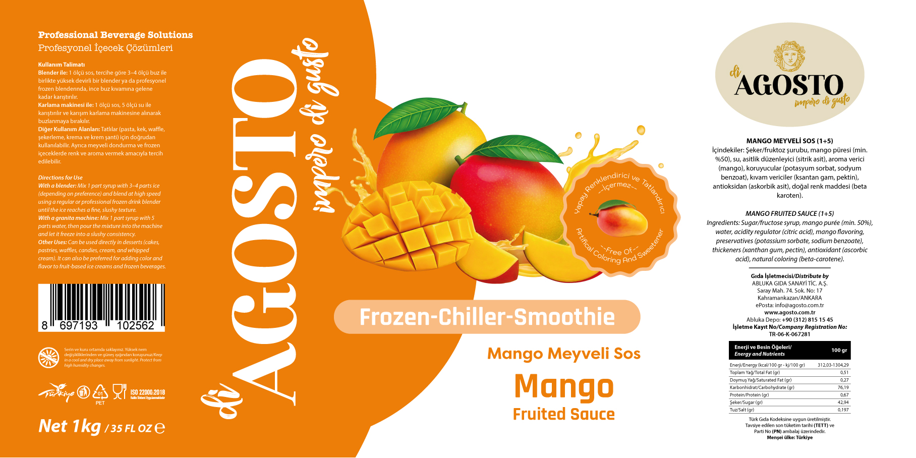 Mango Püre – 1 kg