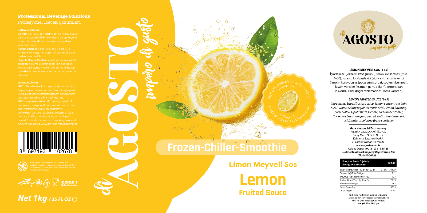 Limon Püre – 1 kg