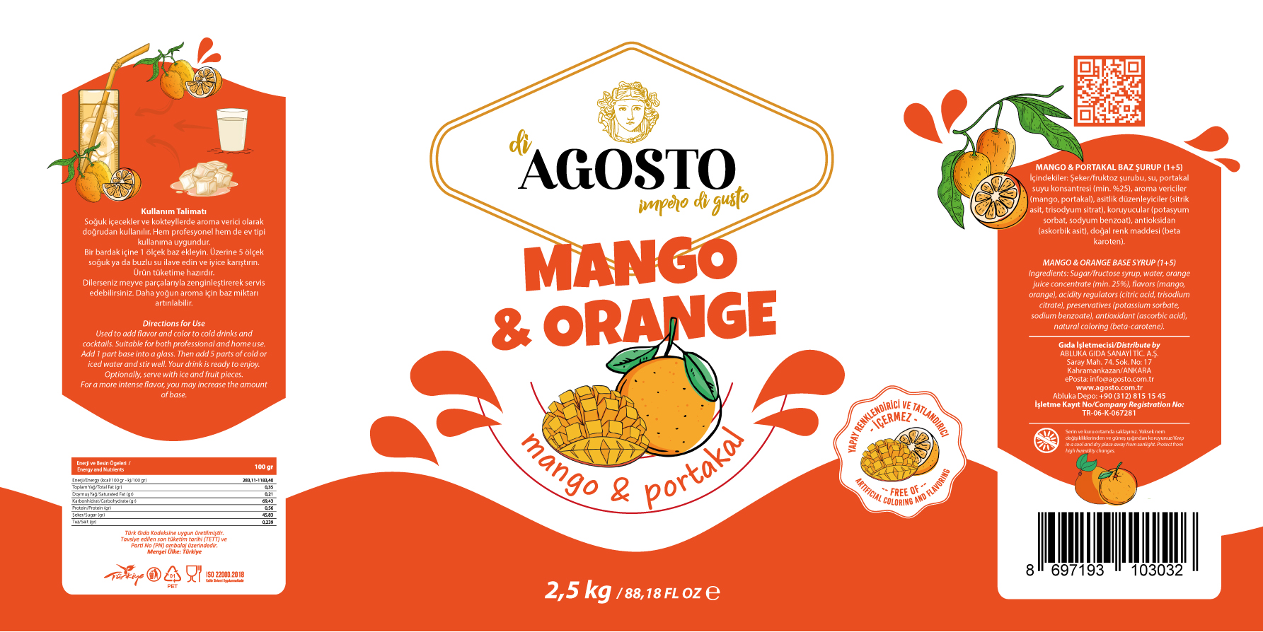 Mango & Portakal Baz - 2.5 kg