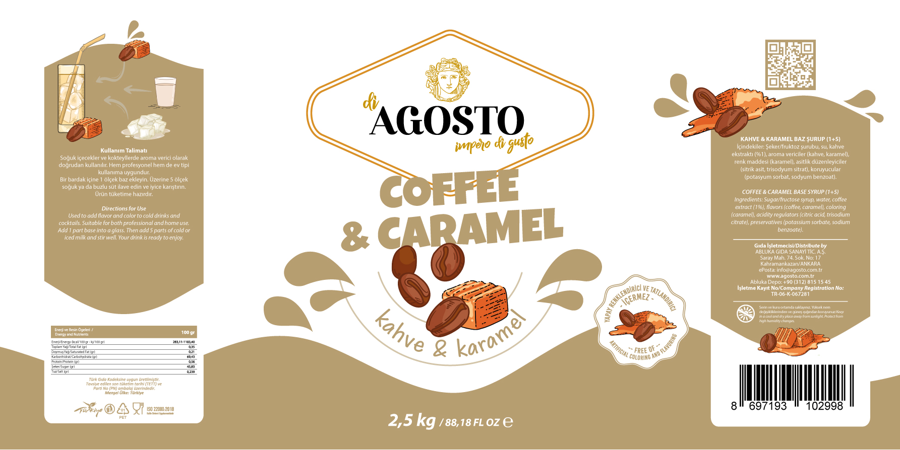 Kahve & Karamel Baz - 2.5 kg