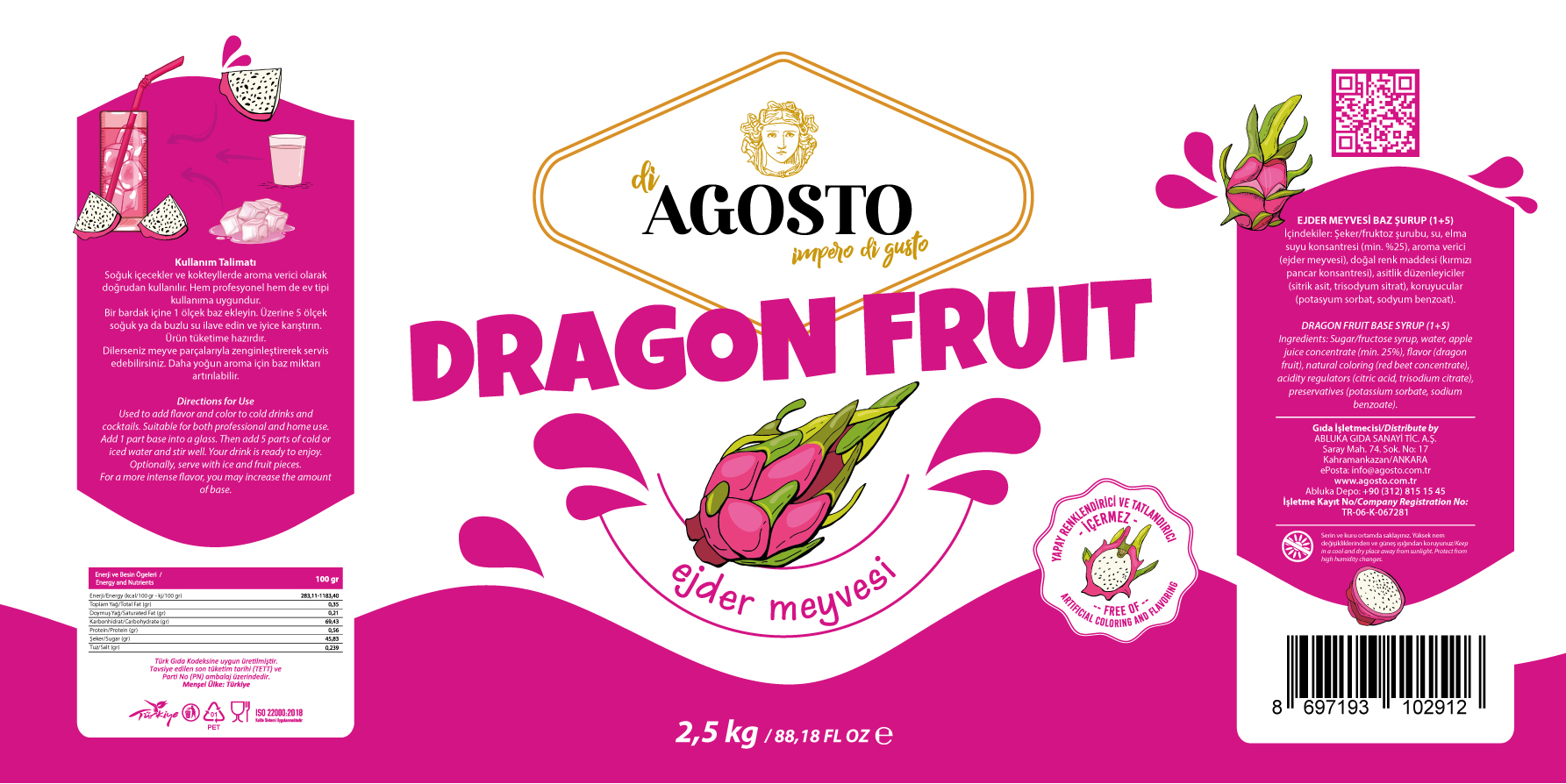 Ejder Meyvesi Baz - 2.5 kg